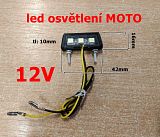 Led osvtlen SPZ MOTO 12V mini  - kliknte pro vce informac